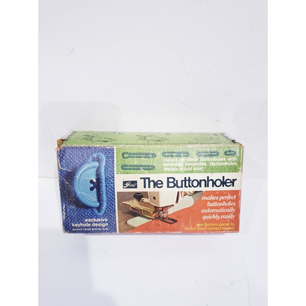 Vintage Greist The Buttonholer Automatic Buttonhole Stitch Attachment Model #5